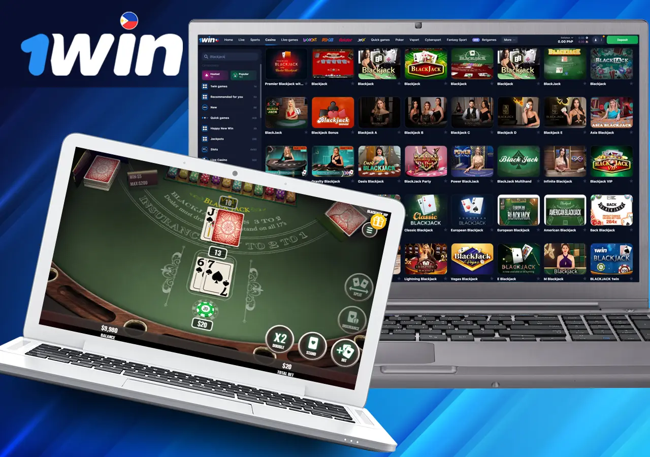 Blackjack games at 1Win Casino
